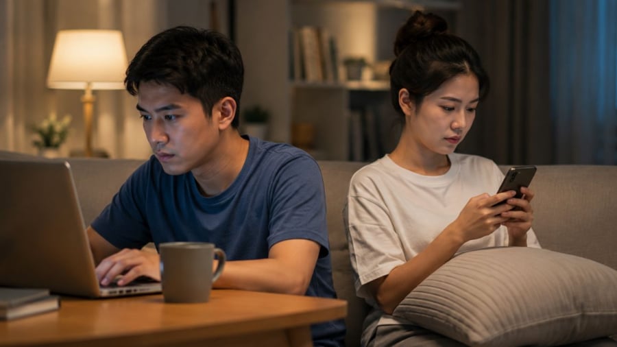 Nhiều hôn nhân lạnh nhạt vì người trong cuộc quá ham điện thoại,mạng xã hội