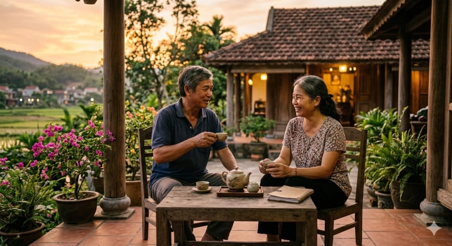 Sau tuổi 40, nhiều người coi sự đồng hành và thấu hiểu là nền tảng quan trọng của hạnh phúc hôn nhân.