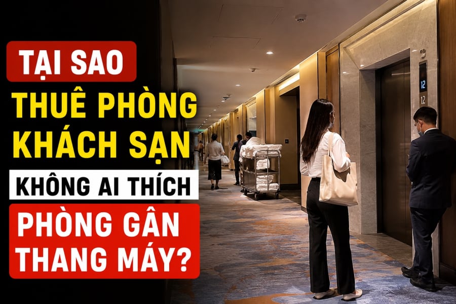 Nhiều du khách không thích phòng gần thang máy chủ yếu vì lý do tiếng ồn và sự riêng tư. 