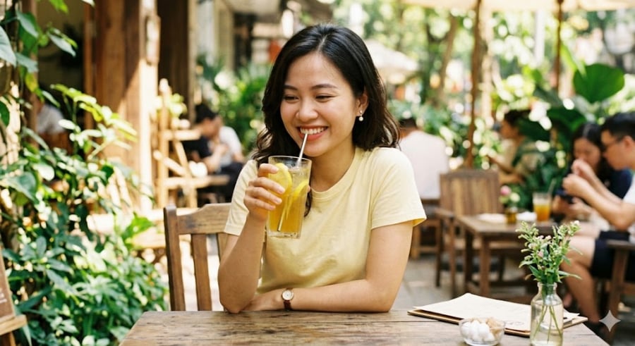 Uống nước chanh ngay sau bữa ăn có thể gây cản trở quá trình tiêu hóa của cơ thể.