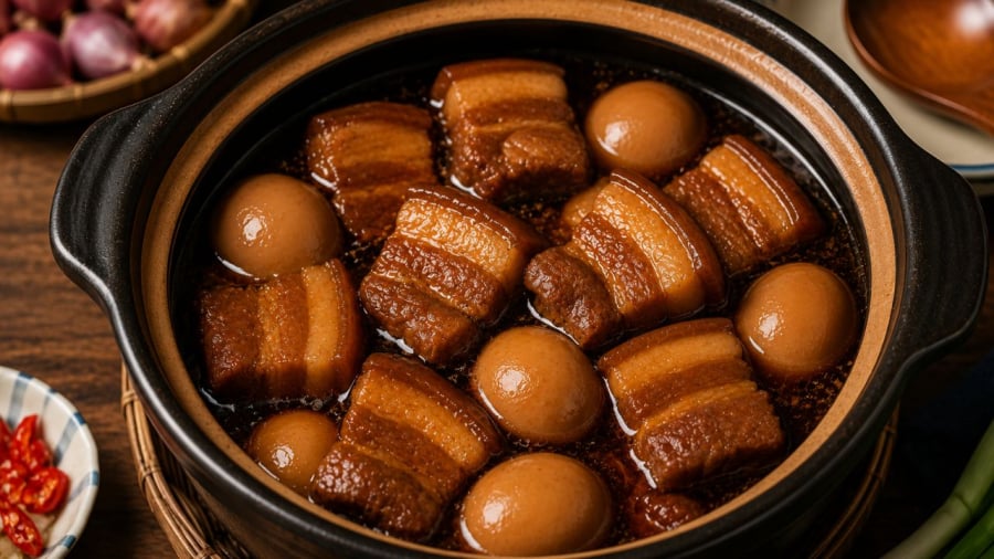 Bia giúp cho món thịt kho tàu thêm ngon hơn