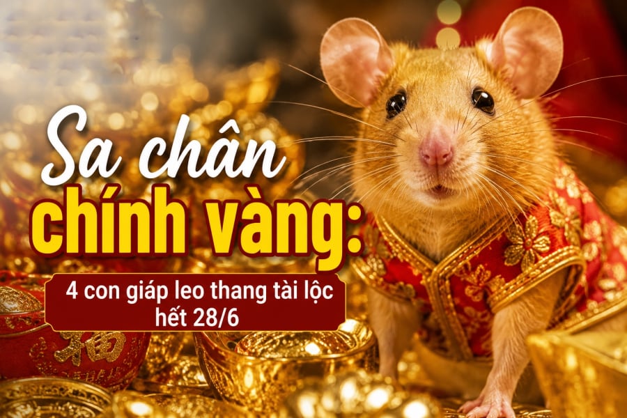 Sa chân chĩnh Vàng, 4 con giáp leo thang tài lộc hết 28/6