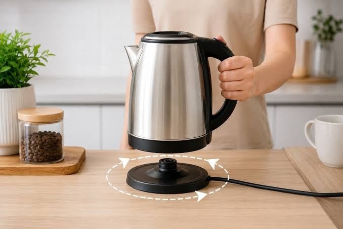 Tại sao ấm siêu tốc thường chỉ có dây cắm ngắn?