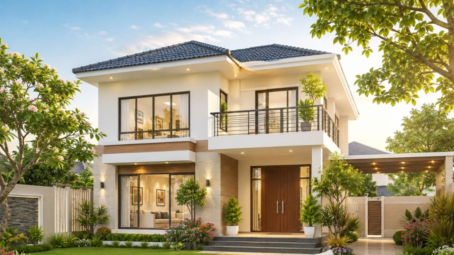 Nhà có phong thủy tốt, sống trong đó thoải mái
