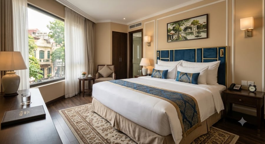 Nhiều người lầm tưởng sự êm ái đó chỉ đến từ chiếc đệm đắt tiền. Thực tế, bí quyết lớn nhất của các khách sạn cao cấp chính là lớp Topper.    