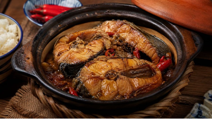 Cá kho có thời gian nghỉ sẽ giúp gia vị thấm hơn, nước kho sánh hơn nên ăn cá thấy ngon hơn