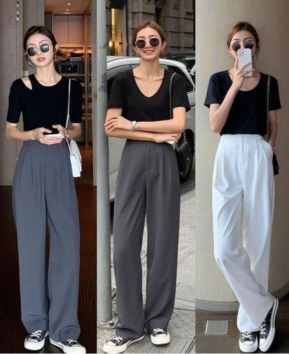 Thiết kế suông thẳng từ hông xuống gấu quần tạo cảm giác gọn gàng mà vẫn đảm bảo sự thoải mái khi di chuyển.