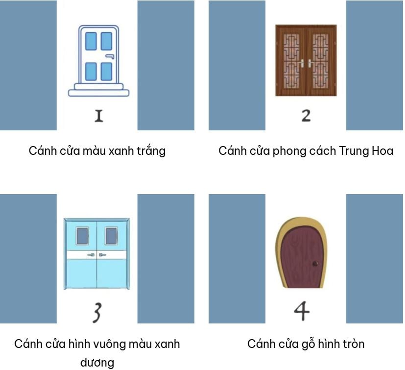Hãy chọn 1 cánh cửa nhé!