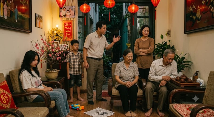 Sau một ngày dài mệt mỏi, bàn ăn là nơi để 