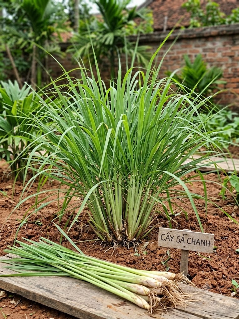 Sả đứng đầu danh sách những loại cây đuổi rắn hiệu quả nhất nhờ vào mùi hương tinh dầu nồng đậm.