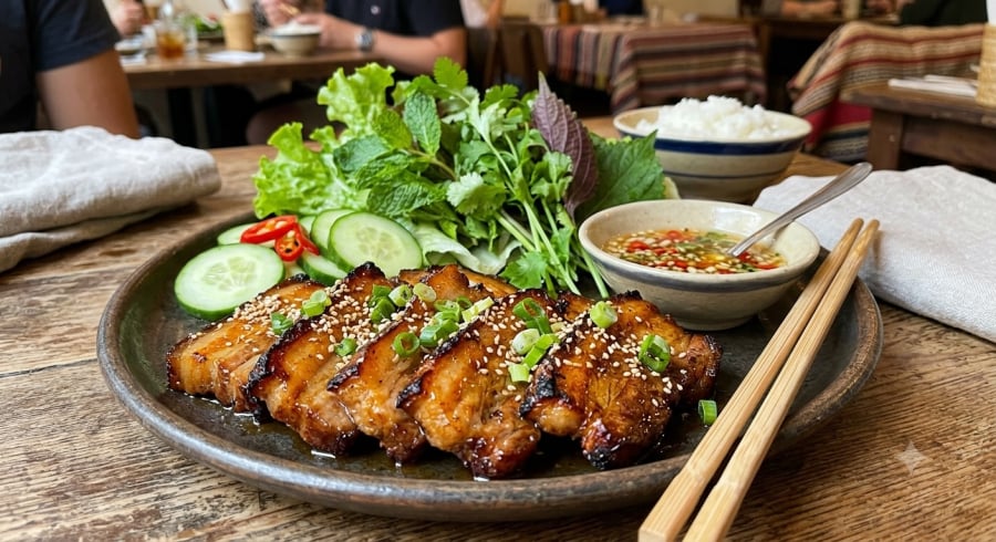 Thành phẩm hấp dẫn với lớp ngoài vàng óng, bên trong mềm mọng, thơm ngậy mùi mật ong.