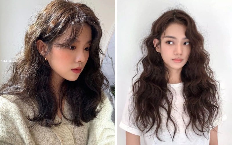  Không tạo các lọn xoăn quá đều hay quá chặt, kiểu tóc này mang đến vẻ ngoài mềm mại, phóng khoáng nhưng vẫn rất thanh lịch.