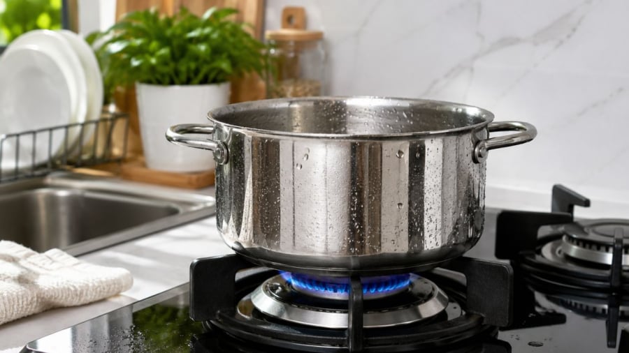 Nồi mới rửa không nên đặt lên bếp, đặc biệt bếp gas