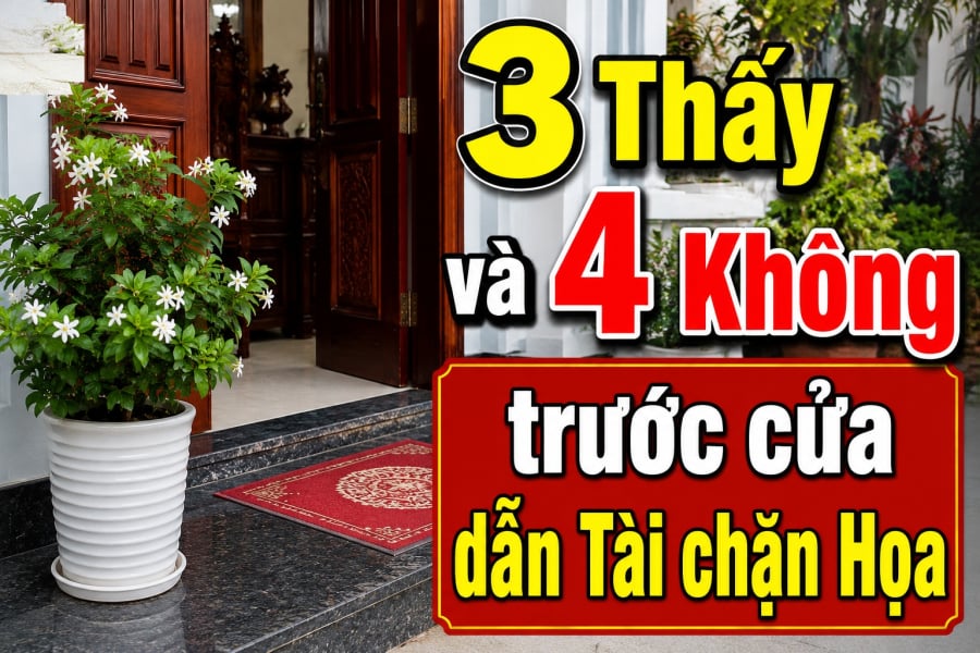 3 Thấy và 4 Không trước cửa dẫn Tài chặn Họa