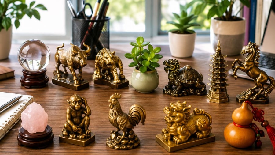 Mỗi con giáp có thể chọn một dạng vật phẩm phong thủy phù hợp theo tuổi