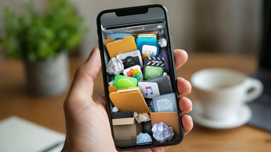 Hãy chú ý bộ nhớ đầy không chỉ vì ảnh hay video lưu trữ