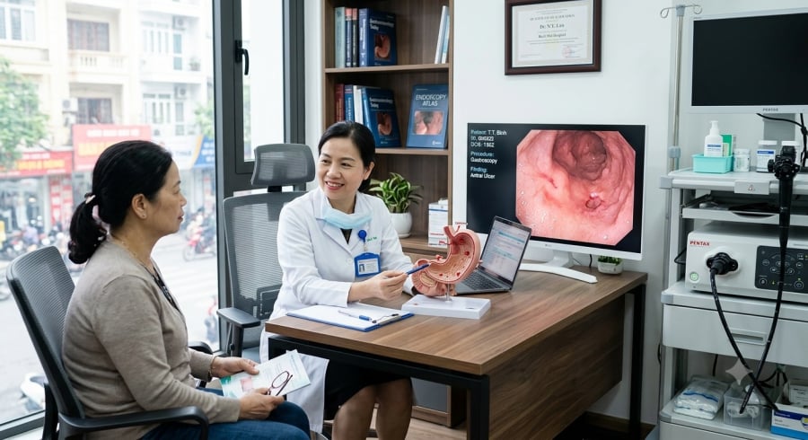 Duy trì lối sống khoa học và khám sức khỏe định kỳ giúp phát hiện sớm nhiều bệnh lý đường tiêu hóa.