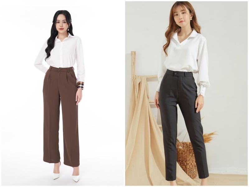  Vào mùa hè, các mẫu quần được may từ chất liệu mỏng nhẹ như cotton pha, linen hoặc vải có độ rũ tự nhiên được nhiều người lựa chọn vì mang lại sự thông thoáng khi mặc.