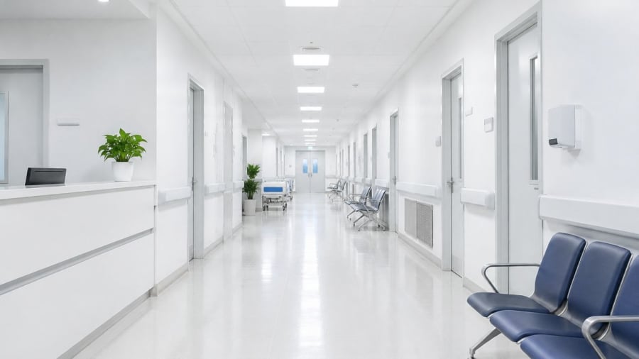 Không phải tất cả nhưng hầu như chúng ta sẽ thấy màu bệnh viện là màu trắng