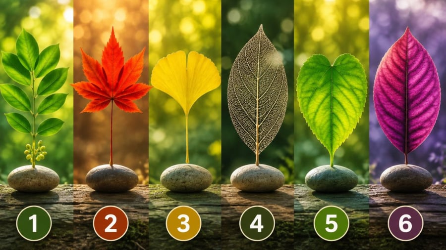 Bạn chọn chiếc lá nào?