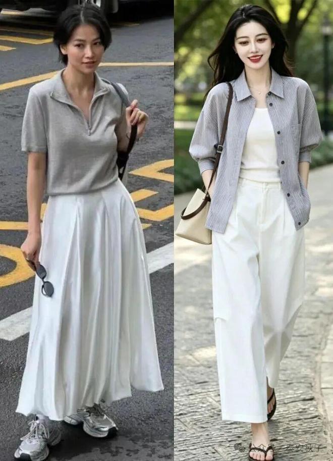 Đây là công thức phối màu phù hợp với những người yêu thích phong cách tối giản nhưng vẫn muốn tạo điểm nhấn cho trang phục.