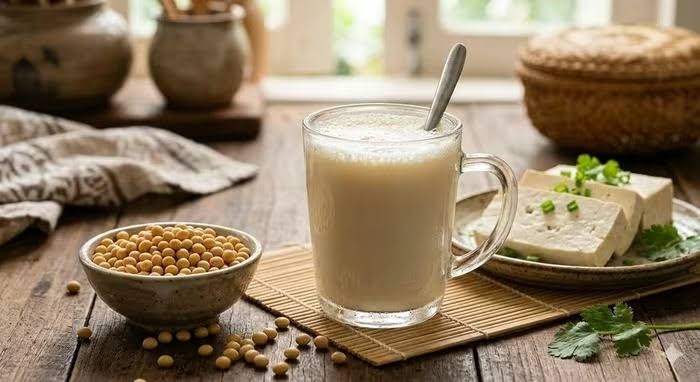 Protein trong sữa đậu nành cũng cung cấp các axit amin cần thiết cho quá trình tái tạo mô và tổng hợp collagen.