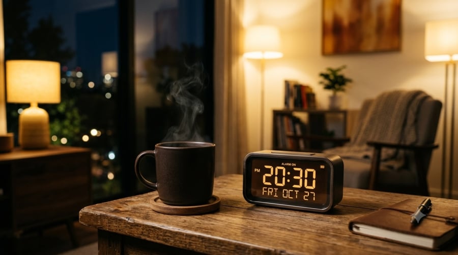 Uống cà phê quá muộn trong ngày có thể khiến caffeine còn tồn tại trong cơ thể, làm ảnh hưởng đến chất lượng giấc ngủ.