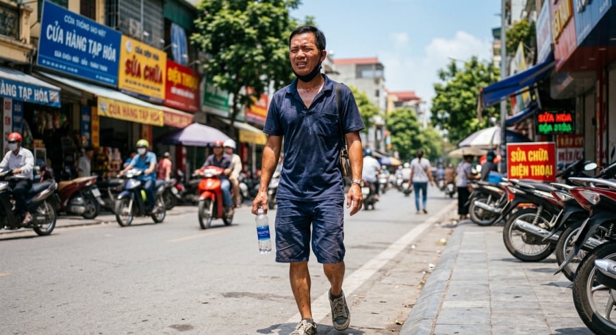 Thời tiết nắng nóng khiến cơ thể mất nước nhanh hơn. Nếu không bổ sung nước kịp thời, thận sẽ phải hoạt động nhiều hơn để duy trì cân bằng nước và điện giải.