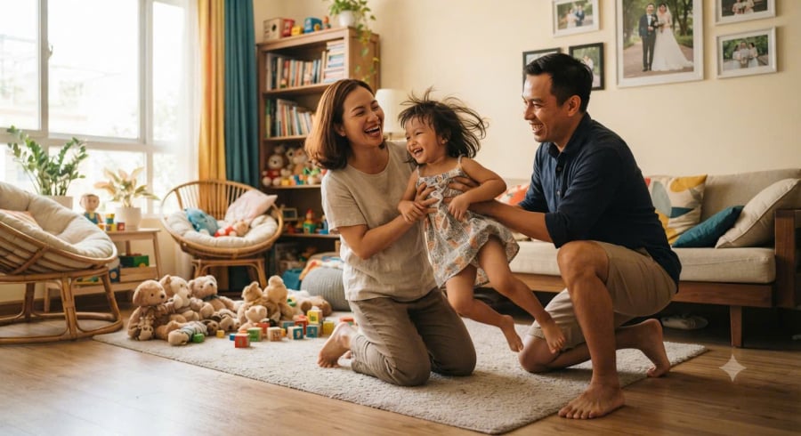Nhà có tiếng cười trẻ thơ nhiều phúc khí