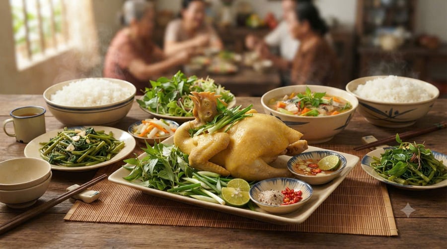 Cách luộc gà không cần nước