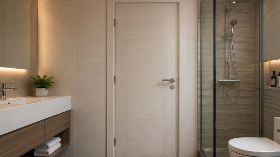 Cửa nhà tắm nên đóng kín hay mở khi không dùng