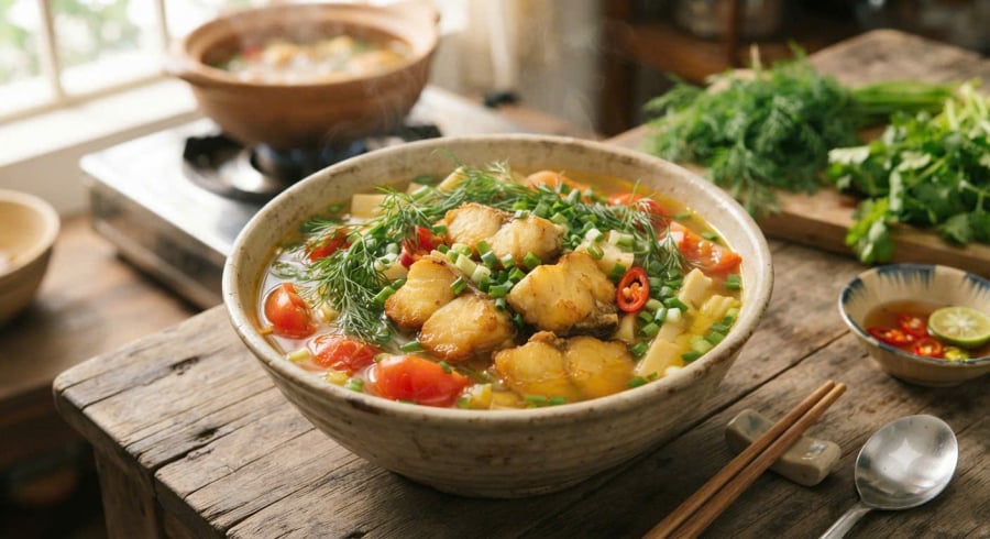 Bí quyết nấu canh cá ngon không tanh