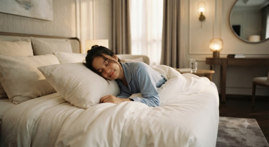 Luôn mang theo một chiếc bịt mắt ngủ trong hành lý. Đây là vật dụng 