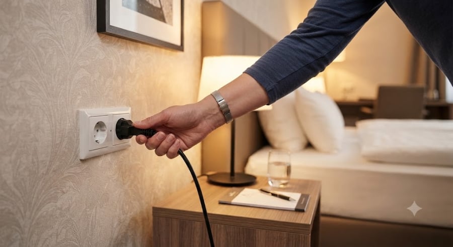 Tivi và bộ giải mã truyền hình thường xuyên có đèn báo và các linh kiện điện tử hoạt động, khiến mắt thường khó phân biệt đâu là đèn hồng ngoại của thiết bị, đâu là ống kính camera giấu kín.
