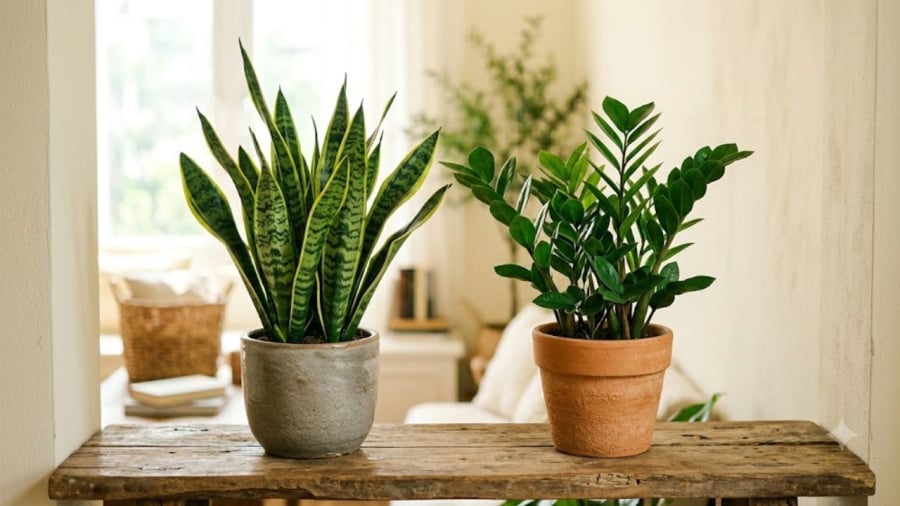 Lưỡi hổ, kim tiền vẫn thường xanh tốt trong mùa hè