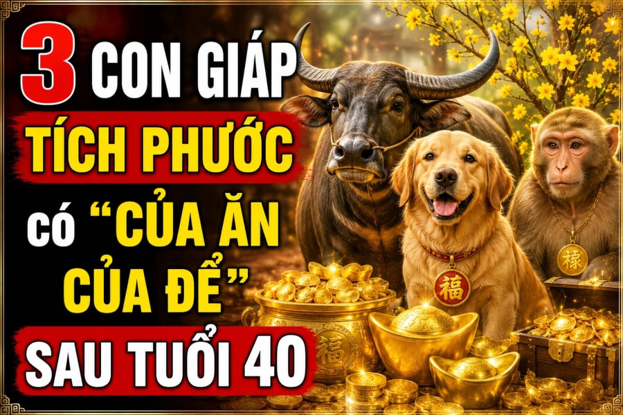 3 con giáp Tích Phước, có 