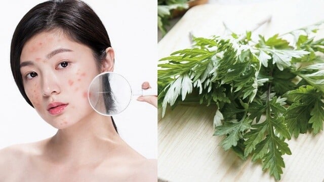 Một trong những cách đơn giản nhất để tận dụng công dụng của ngải cứu là dùng nước đun từ lá để rửa mặt.    