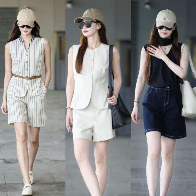 Công thức này tạo nên tổng thể trẻ trung, khỏe khoắn và đặc biệt phù hợp trong những ngày nhiệt độ tăng cao.