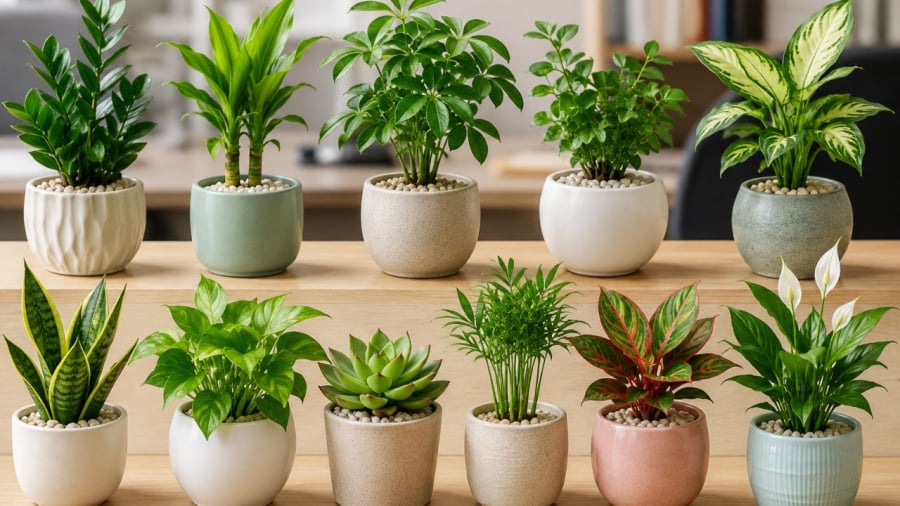 Mỗi loại cây cảnh phong thủy được cho là hợp hơn với một con giáp khác nhau