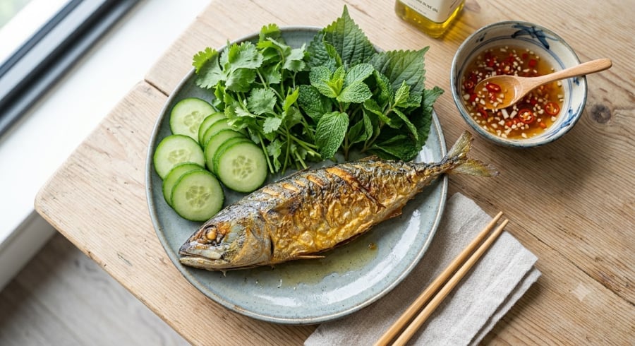 Rán đúng cách giúp cá có lớp vỏ giòn, thịt bên trong vẫn mềm ngọt và không bị nát.