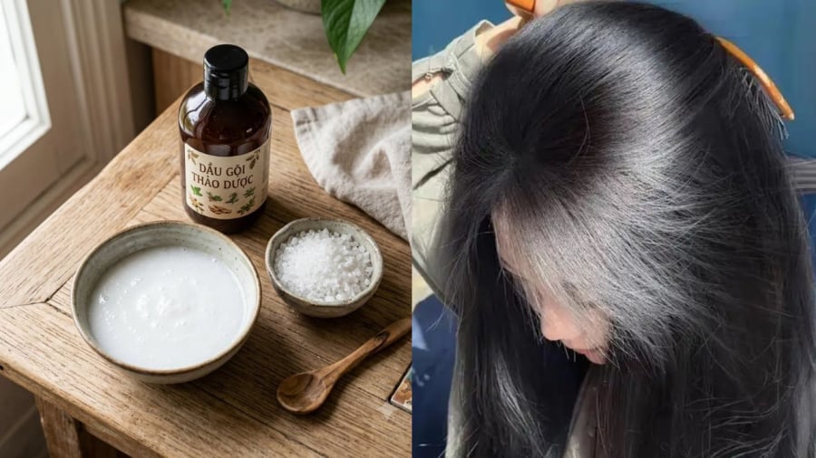Sử dụng muối kết hợp với dầu gội giúp làm sạch da đầu tốt hơn.