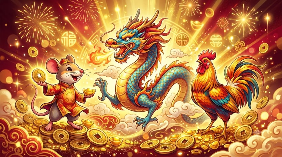 Tuổi Tý, Thìn và Dậu được dự báo là những con giáp có vận tài lộc nổi bật nhất trong tuần từ 13 - 19/7.
