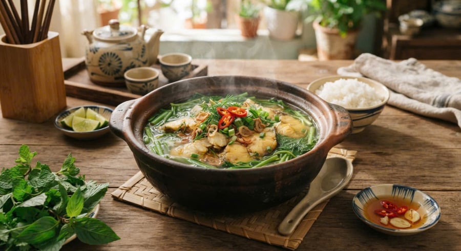 Cách nấu canh cá ngon không tanh không ngứa 