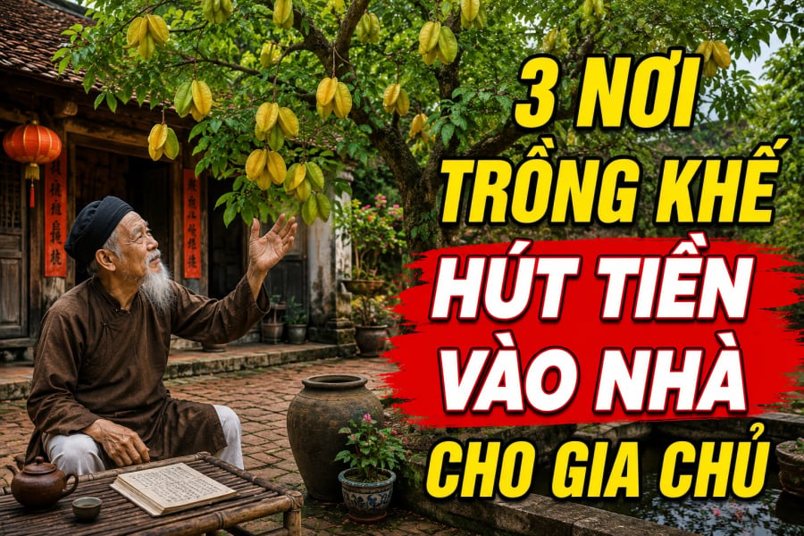 3 nơi trồng khế hút Tiền vào nhà cho gia chủ