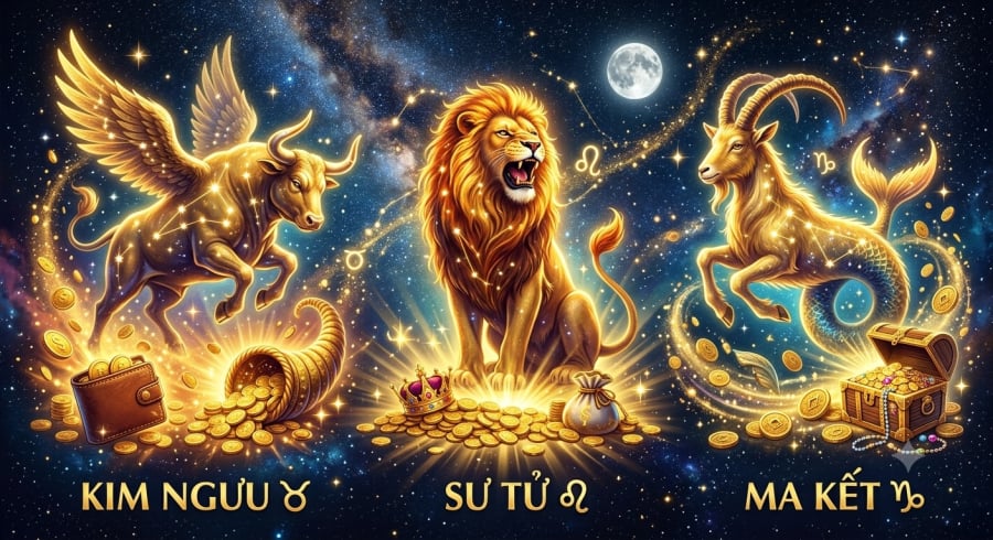 Cuối tháng 7, Kim Ngưu, Sư Tử và Ma Kết được dự báo là những cung hoàng đạo có vận tài chính khởi sắc.