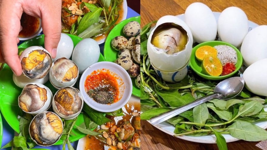 Cách ăn trứng vịt lộn ở mỗi vùng miền sẽ có một chút khác biệt.