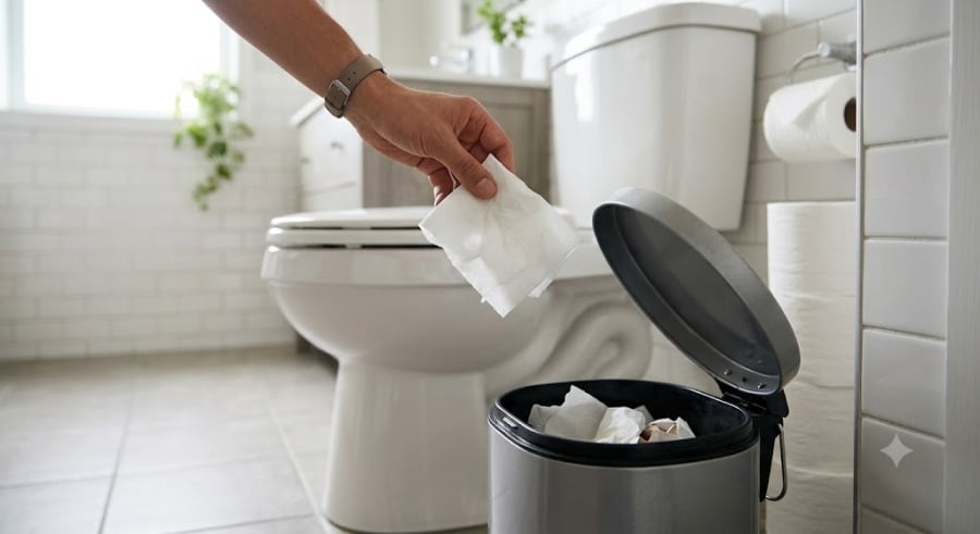 Để phòng tắm luôn sạch sẽ và bảo vệ sức khỏe gia đình, bạn nên áp dụng nguyên tắc đơn giản sau:    