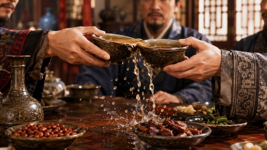 Rượu rót đầy ẩn chứa những ý nghĩa bất ngờ