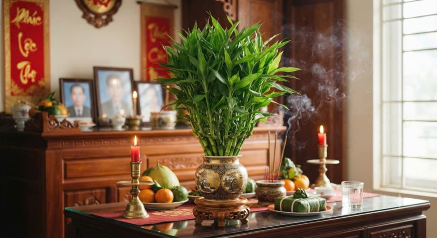 Cây phát tài nở hoa điềm báo giàu có cho gia chủ 