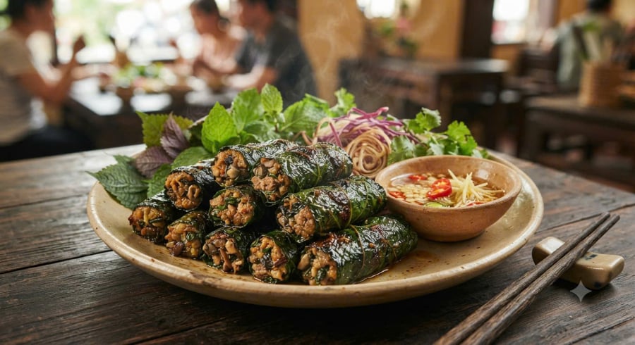Cách làm chả ốc lá lốt thơm ngon 